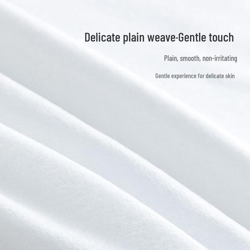 Beiyipin Disposable Sugarcane Pulp Travel Bath Towels, 100-count