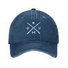 Drumsticks Drummer Cycling And Running Baseball Cap Protects The Forehead Fishing Vintage Washed Denim Hat