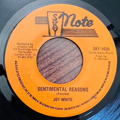 7inch Record JOY WHITE - Sentimental Reasons / Version SKY1030 Sky Note Jamaica Reggae, Ska & Dub Used
