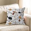 Cool Black Cat GATOS Prints Personalized Pillow Dust Cover Bedroom Kids Party Decoration Pillowcase Birthday Children Gift