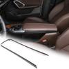 ABS Carbon fiber Center Console Armrest Frame Trim Cover For BMW X1 -24