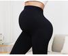 2025 Seamless High-Waist Maternity Yoga Leggings In Black