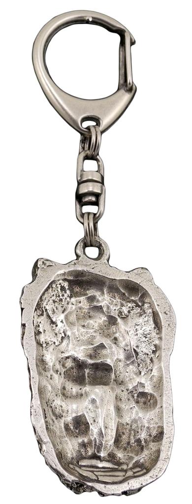 Yorkshire Terrier, Yorkie II - Silver-plated Key Ring with a Dog In a Gift Box, Handbag Decoration, Backpack Pendant by Art-Dog Brand