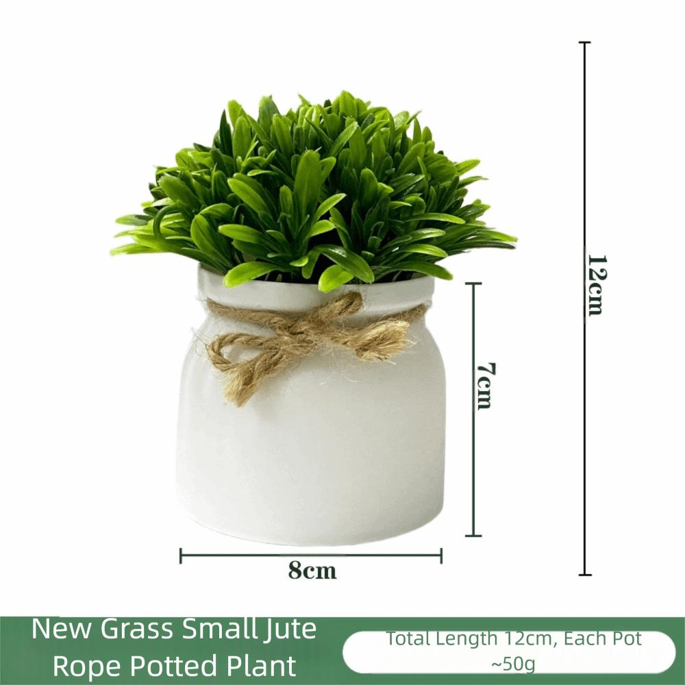 

Outdoor Decor Artificial Flower Wedding Party Decortion Potted Green Bonsai Dining Room Style 6