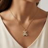 Accessories, Copper Zircon Cute Bear Pendant Necklace, High-End Women'S Accessories Pnb-387