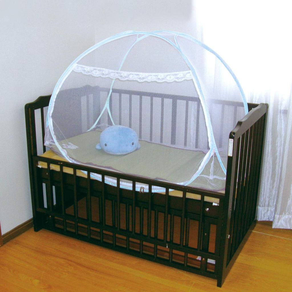 Hagiwara Mosquito Net with Storage Bag Baby Product Number 158003060 Bottom, One-Touch Closure, Included, White, Approx. 108x77x89cm, Bedding/Crib