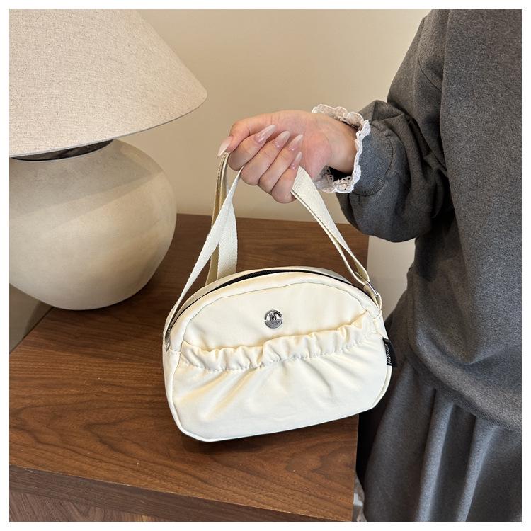 Japanische einfarbige kleine Umhängetasche - Lässige, vielseitige Modehandtasche für Damen