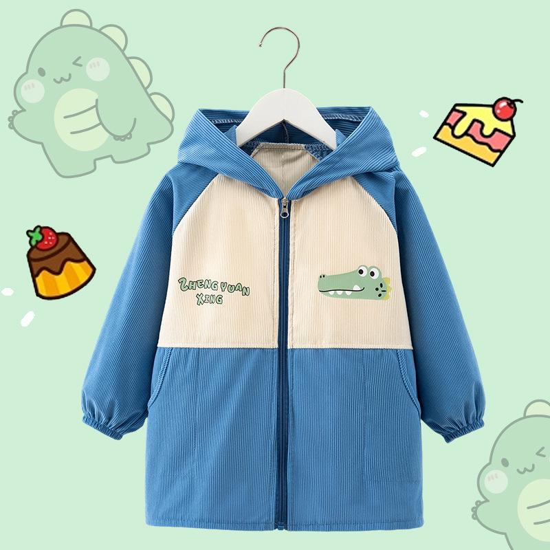 Dziecięcy Kombinezon Puchowy Średni i Duży - Plamoodporny Jesień/Zima Przedszkolne Okrycie Wierzchnie Fartuszek dla Chłopców