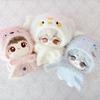 Plush Knit Hat and Costume Set for 10cm Plush Toys, White [Used]