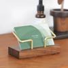 Tabletop Shelf Wooden Card Holder Card Storage Cards Display Stand Business Card Holder  High-End