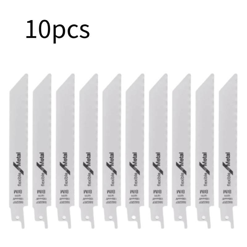 

S922ef Возвратно-поступательные 10 шт Пильные полотна Металл 18 зуб/дюйм 150 мм Полотна сабельной пилы