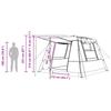 Party Tent Blue 10 Person Capacity 185T Polyester with PU Coating