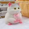 Cartoon Big Cat Doll Squeeze Toy Bow Artificial Doll Squeeze Toy Cat Shaped Squeeze Toy  Office