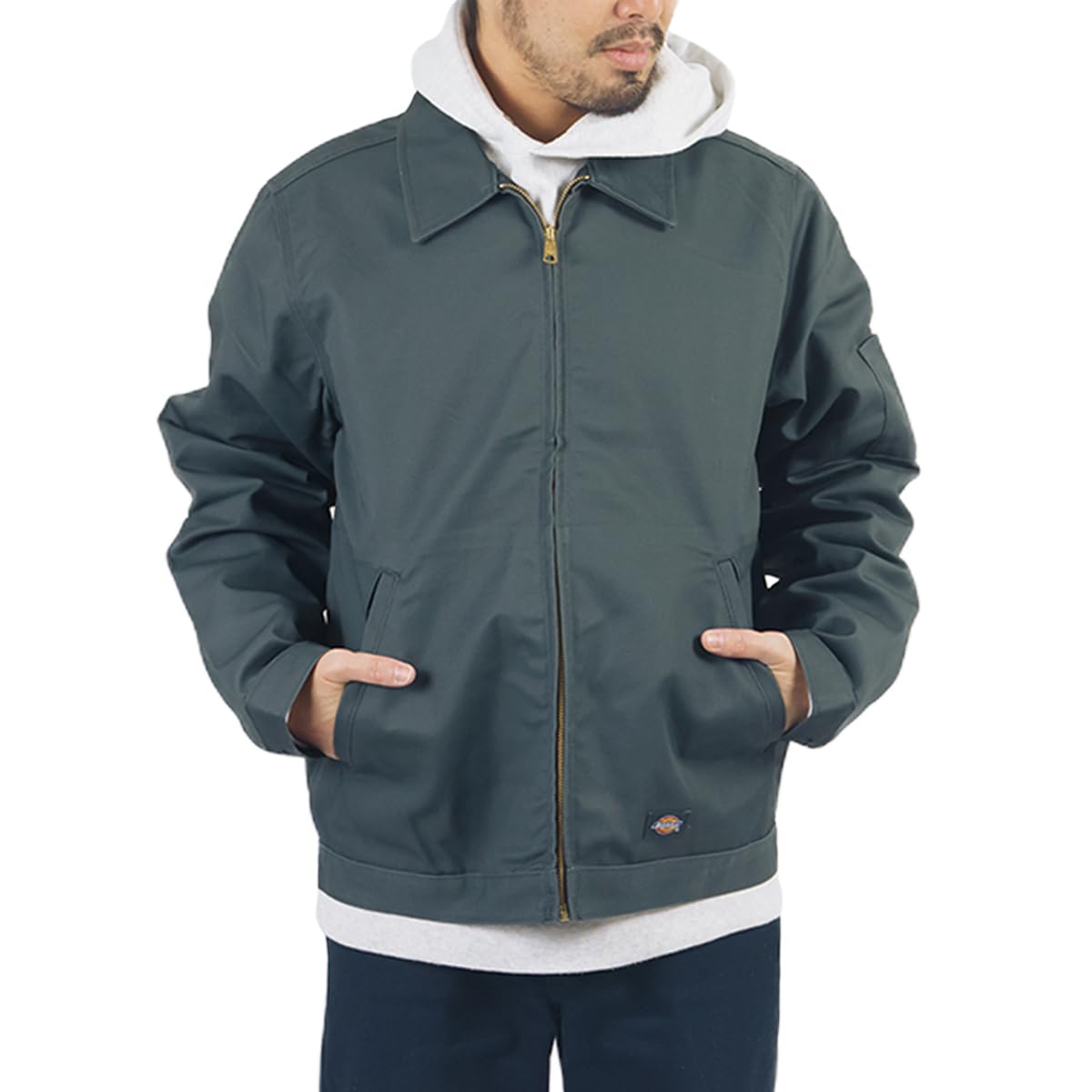 

Dickies JT75 Unlined Eisenhower Work Size L Jacket, Charcoal, [Used]