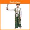 Stupendo Costume da Principe Arabo Per Bambini Con Design a Lampada Magica e Tessuto in Poliestere