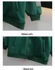 Boys' Trendy Fleece-Lined Zip-Up Cardigan & Pants Set for Autumn and Winter