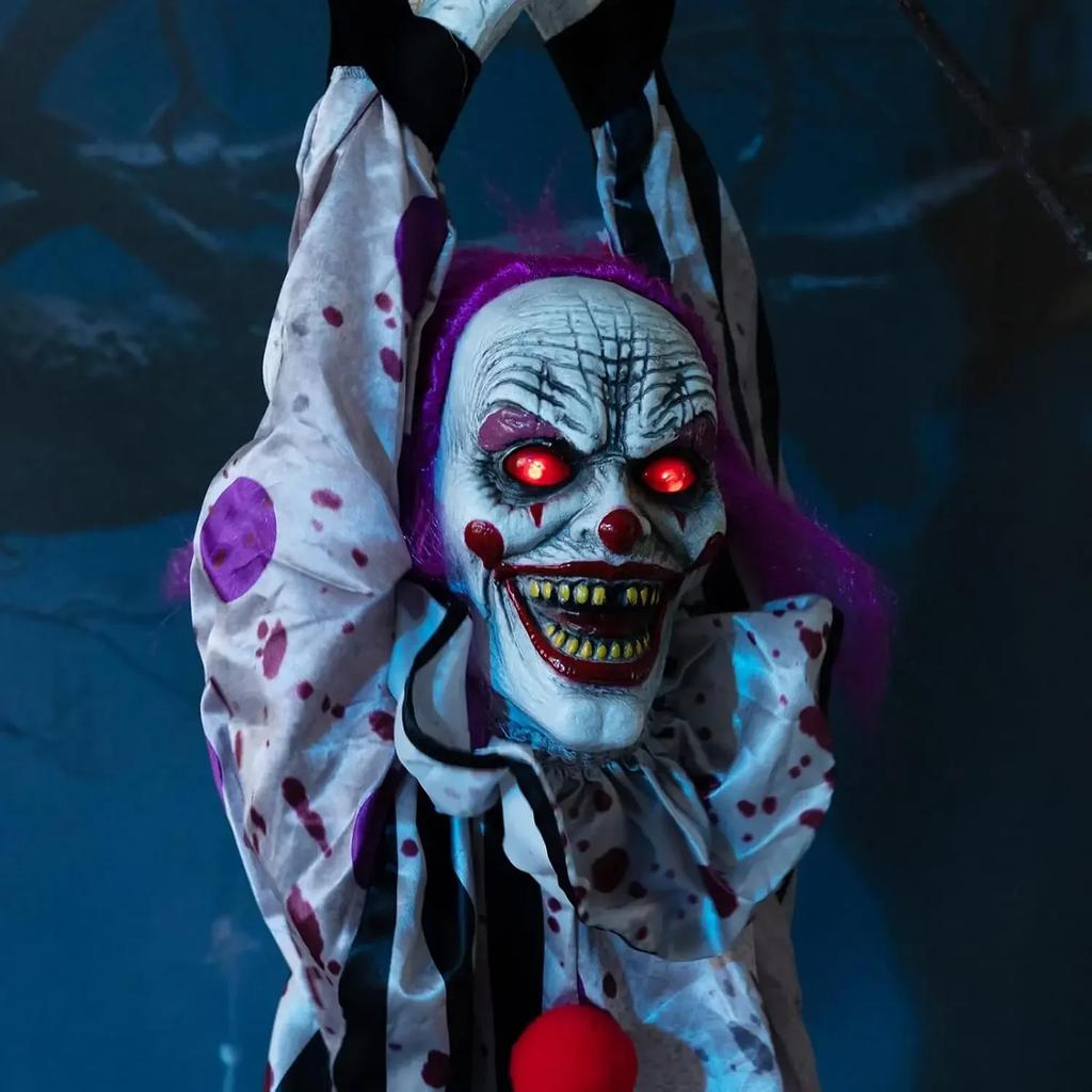 Outdoor Voice Control Animatronic Halloween Decor Scary Mummy Ghost LED Light Show Motion Activated Haunt Tech Weather Resistant