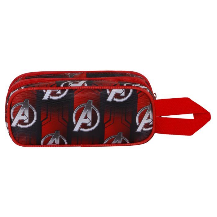 Double 3D Pouch - Avengers Almighty - Red - One Size