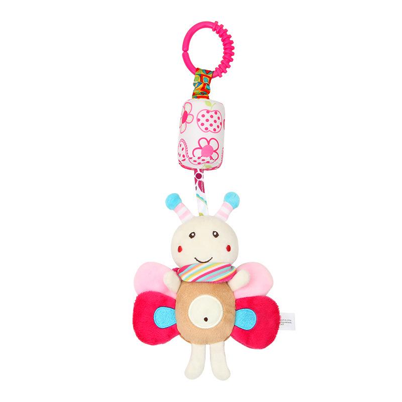 BBSKY Baby Animal Plush Wind Chime Ornament - Car & Bed Hanging Toy