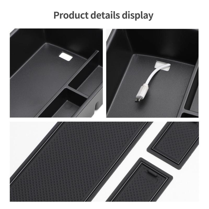 For Leapmotor C10 2024-2025 Organizer Case Auto Interior Accessories Center Console Storage Tray Car Armrest Storage Box