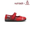 Vulladi Tradhus X Harrystweed Mary Jane Girls Shoes 4131 Tartan Light Red