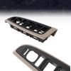 PIT66 Front Window Switch Trim Bezel Set Compatible with 2003-2007 Chevy Silverado/GMC Sierra 1500 2500 3500 (4 Door Models) Tan