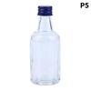 1 stk 50 ml hjemmeglass blyfri karaffel med deksel for brennevin Scotch liten vinflaske glass drikkeflaske bartilbehør