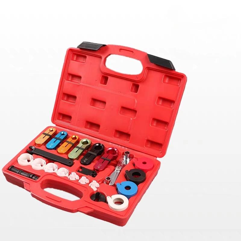 22pcs Auto Air Conditioning Pipe Remove Tools Fuel Pipe Disassemble Cooler Tubing Car Pipeline Disconnect Repair Tool Kit