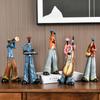 Fashion Creativity American Band Ornaments Instrument Models Living Room Foyer Study Room TV Cabinet Nordic Art Resin Crafts