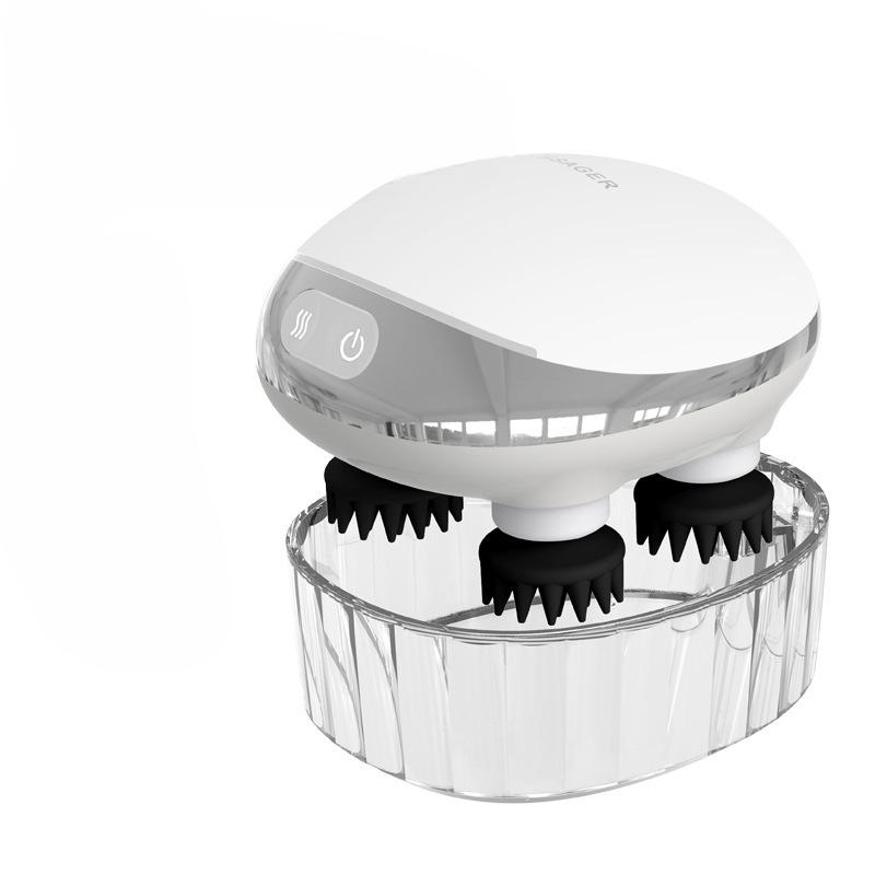 Home Electric Head Massager Rechargeable Waterproof Vibration Kneading Smart Mini Multi-functional Scalp Massager