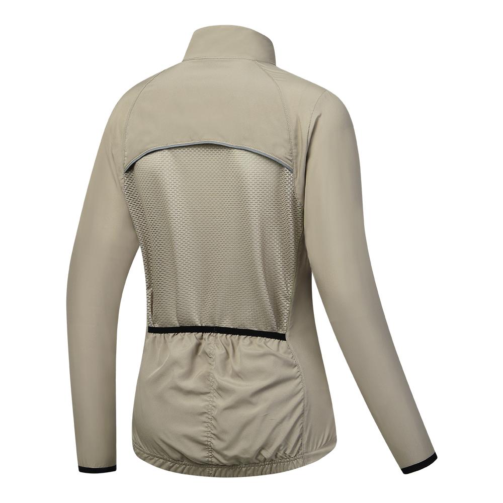 Wosawe Mulheres reflexiva jaqueta de ciclismo mtb bicicleta manga longa blusão casaco respirável leve jaqueta esportes wear roupas malha