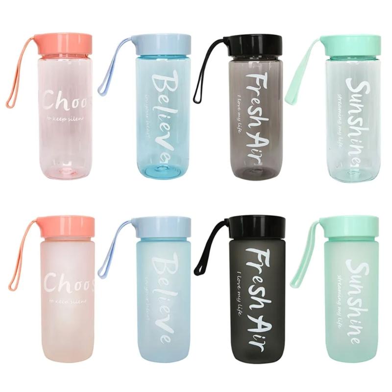 Leakproof Water Bottle Plastic Party Cup Drinking Sports Water Bottle Couple Mug for Fitness, Gym, Outdoor, Travel