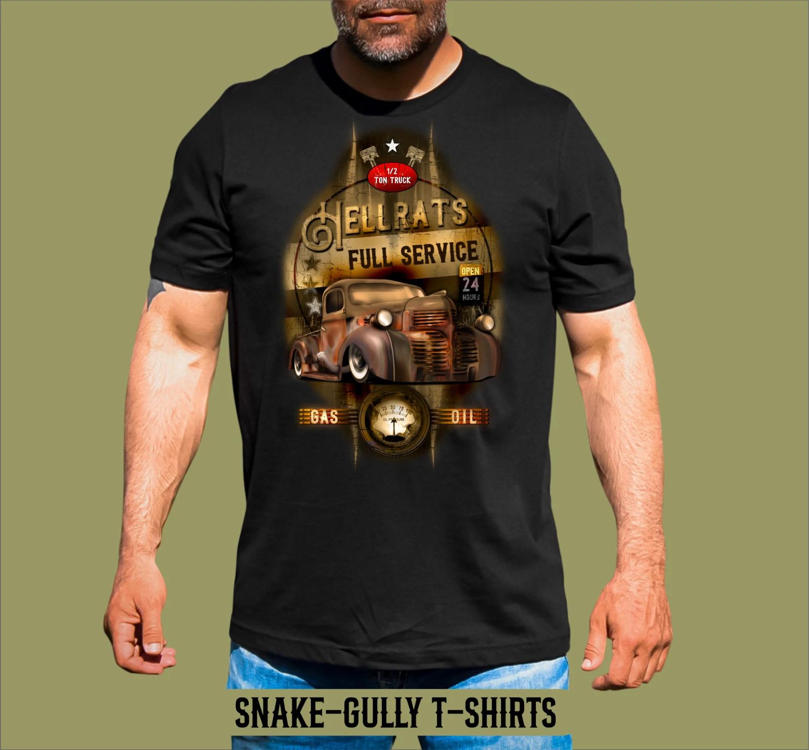 RAT ROD HELLRATS FULL SERVICE T-SHIRT L