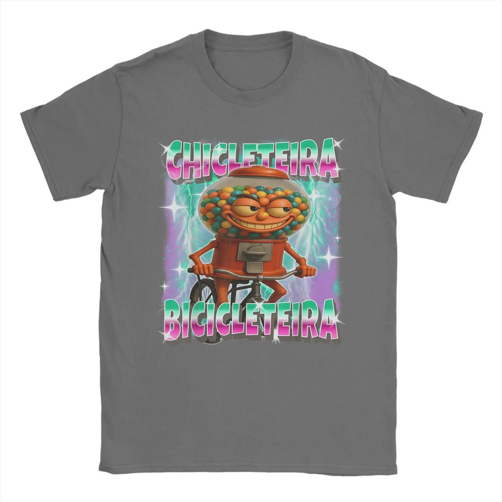 Unisexs Chicleteirabicicleteira Italian Brainrot Chiclete Bicicleta T Shirts Clothing Short Sleeve O Neck Tees Tshirts