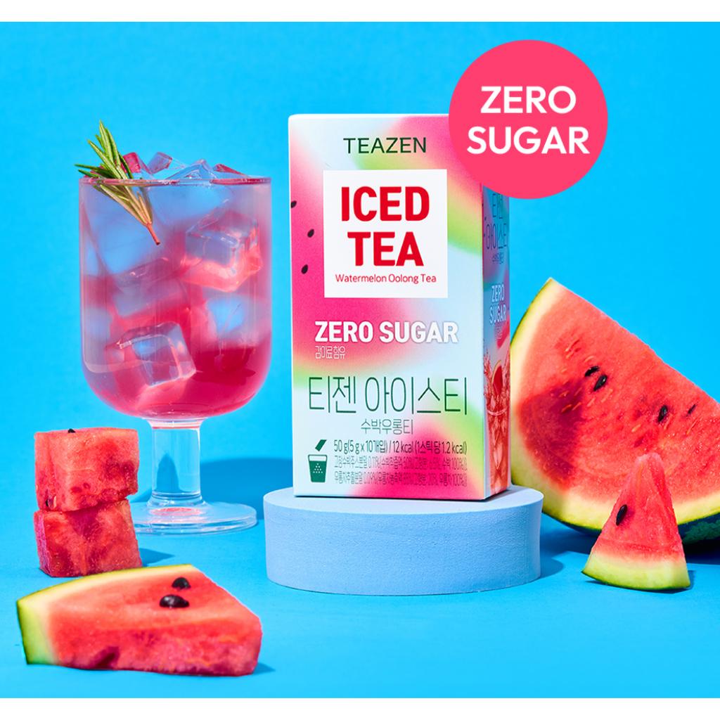 Teazen Zero Sugar Iced Tea Watermelon Oolong Tea