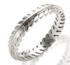 Glänzende Kristall High-End Anlaufgeschützte Mode Geometrische Offene Vergoldete Edelstahlringe für Damen Ehering Schmuck Geschenke