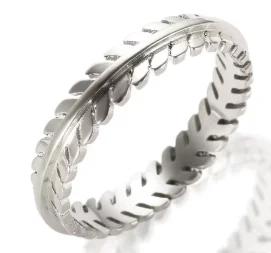 Glänzende Kristall High-End Anlaufgeschützte Mode Geometrische Offene Vergoldete Edelstahlringe für Damen Ehering Schmuck Geschenke