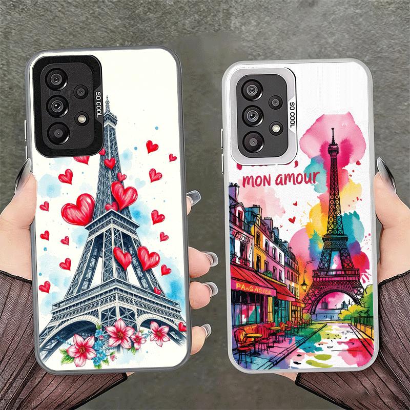 France Eiffel Tower Paris Shockproof Phone Case for Samsung A17 A16 A15 A14 A37 A57 A36 A56 A26 A35 A55 A25 A34 A54 A24 A13 A23