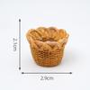 Dollhouse Simulated Rattan Basket Diy Decorative Accessories Mini Storage Box Small Ornaments