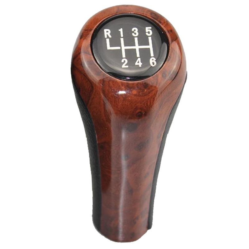 Buton schimbător de viteze din piele avansată 5/6 viteze pentru BMW Seria 1 3 5 6 E30 E32 E34 E36 E39 E46 E53 E60 E61 E63 E81 E82 E90 Cap de viteză