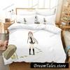 Aho Girl Bedding Set Single Twin Full Queen King Size Bed Set Adult Kid Bedroom Duvet Cover Sets 3D Print Anime Bed Sheet