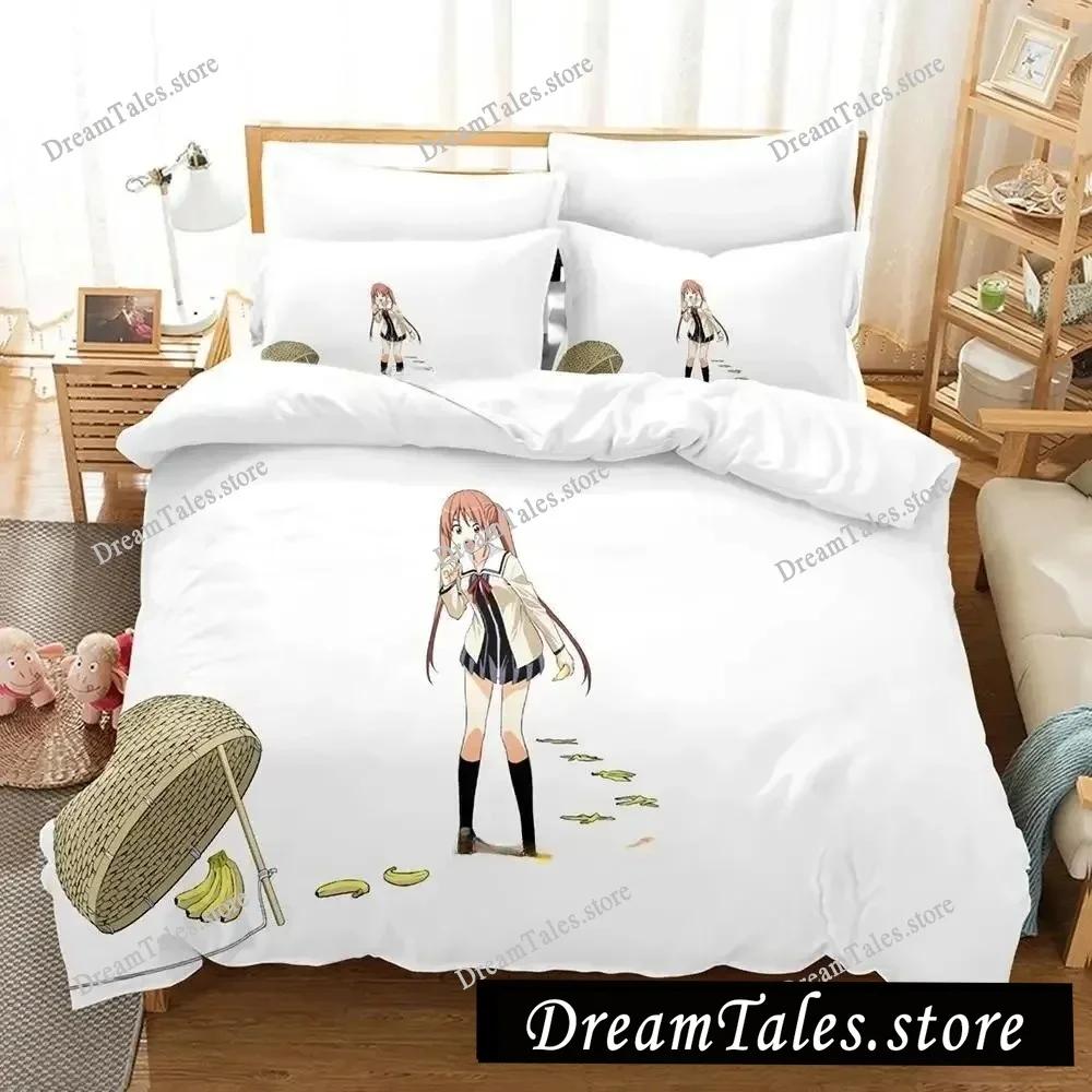 Aho Girl Bedding Set Single Twin Full Queen King Size Bed Set Adult Kid Bedroom Duvet Cover Sets 3D Print Anime Bed Sheet