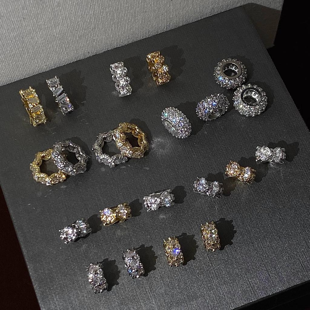 Diamond Multi-Flash Spacer Beads: Luxury Crystal DIY Jewelry Accessories