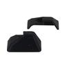 4pcs Caravan Awning Rail/Side Skirt End Cap Set Black Plastic RV Sunshade Guide Rail End Cover Motorhome Accessories Cover Cap