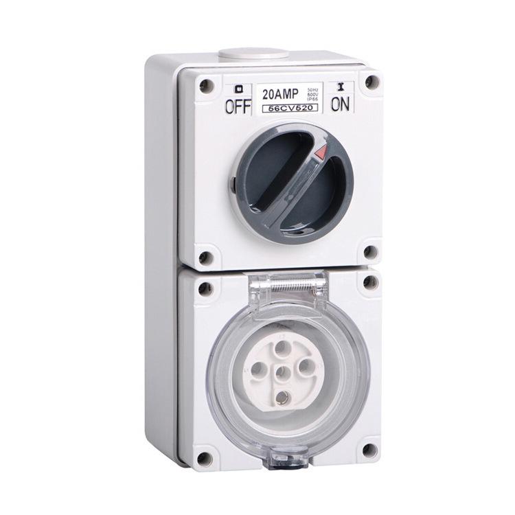 181V Weatherproof Outdoor Socket Australia Standard 1P Switched Socket for Workshop Garage