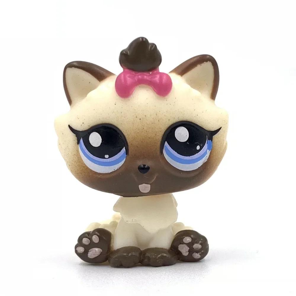 Rare Littlest Pet Shop Lps Toy Toy Mini Stands Short Hair Kitten Old Figures Collection Al Bobble Head Toy