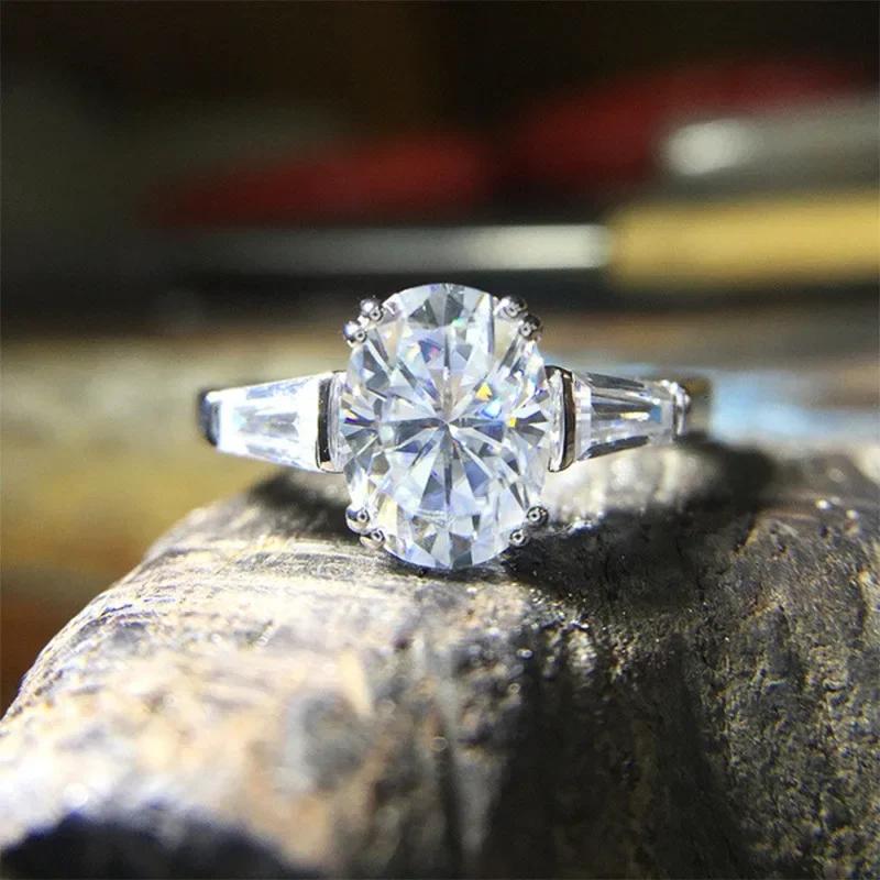 Fashion Versatile Cubic Zirconia Ring For Women Simple Stylish Wedding Bride Accessory Party Jewelry Drop Shipping