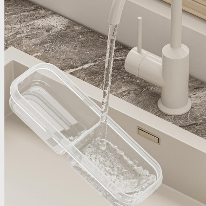 2/3 Compartments with Breathable Plug for Good Sealing Narrow Seam Refrigerator Fresh-keeping Box Frozen Meat Vegetable Food