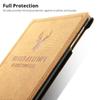 Pro iPad 11. generace 2025 Air 11 Pro 11 2024 Air 1 2 3 4 5 Mini 4 5 6 7 7. 8. 9. 10.2 10. generace Pouzdro na tablet z PU kůže se vzorem jelena