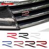 BAOG6 Emblems 1pc Metal Car R Emblem Grille Middle Net Cover For Volkswagen Tiguan Bora POLO PASSAT CC Touran GOLF Jetta Arteon T-CROS